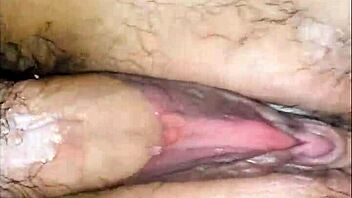 naughty teen 18+ cums inside her pussy fuck really hard