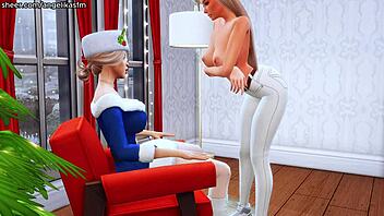 Will perverted futanari mistress dominate her stepsister?