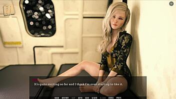 Interactive adventure game walkthrough: Visual novel style