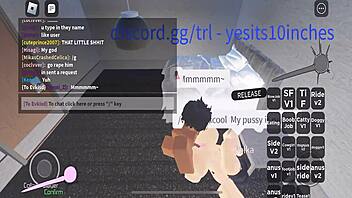 Steamy Roblox porn session with hot tits