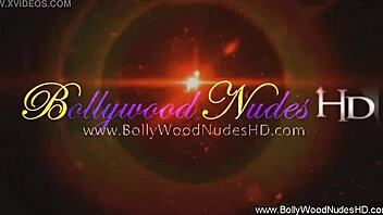 Indian beauty dances seductively with ripped clothing