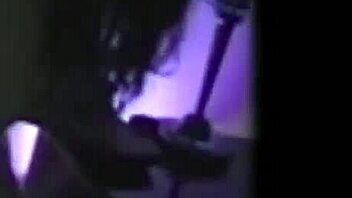 skinny wife relaxes with toys at home