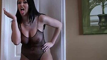 Lick your own cum off my floor, slave, in this femdom POV