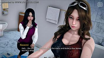 My bully is my lover with big tits and redhead erotic fun 😍