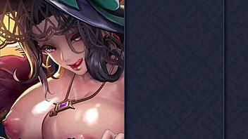 Claire's Nipples Pop Out In Kinky Anime Hentai Game, Feeling The Intense Arousal