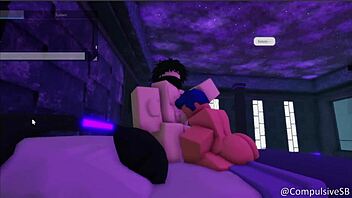 Femboy pleasure: A gay couple's intimate moment