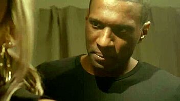 milf fingers her shaved pussy and rims in doggystyle