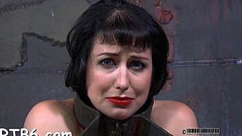 Sexy chick gets her smooth ass whipped during castigation! She sucks cock and fucks hard!