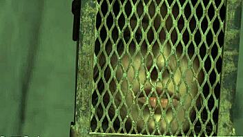 Bound Floozy Feels Rough Femdom While Playing Her Clit