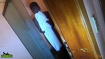 Caught this Brazilian hottie in the shower craving my hard thrust - Alice Chilena.