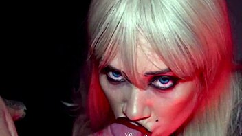 halloween special tiffany savors chucky's dick for a big creampie with sara blonde