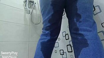 I couldn't hold it and wet my jeans.