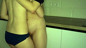 i'm having homemade lesbian sex in the kitchen