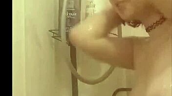 Preparing for a wild night in the shower