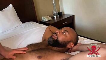 Does magee get mounted by black daddy's monster cock?