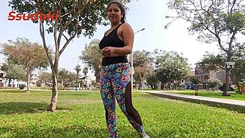 A workout suggestion turned into a steamy encounter at my place with a Latina MILF