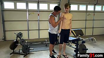 My 18+ Step Brother's Muscular Body Tempts Me