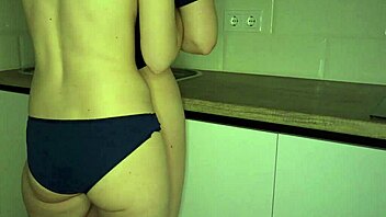 i'm having homemade lesbian sex in the kitchen