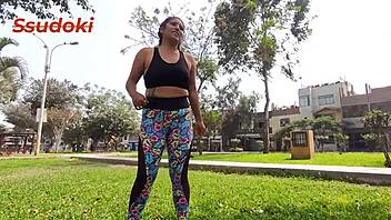 A workout suggestion turned into a steamy encounter at my place with a Latina MILF