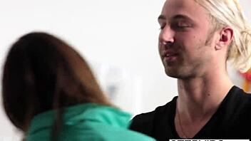 stepsis hope howell takes on two huge cocks in a wild session.