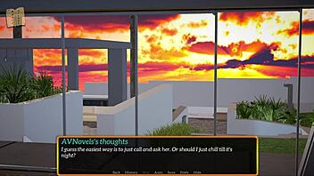 exploring my new stepfamily in this game