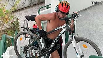 After Bike Ride, Leo Bulgari and Xisco Ride Big Cock