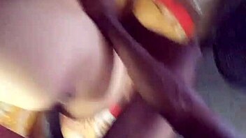 A married woman indulges in a steamy encounter with a black partner