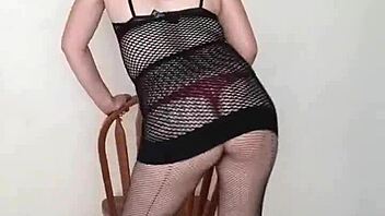 latina woman undresses in california lingerie