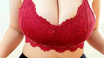 Crimson top highlights my big breasts mmm - depravedminx