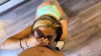 ZERELLA SKIES GAGGING ON LONG TONGUE DICK!