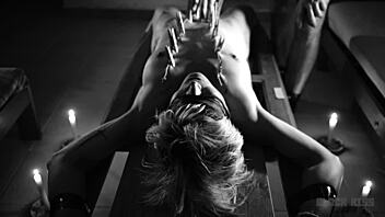 sally submits to nasty bondage in latest episode. spitting and slapping heat up the roleplay.