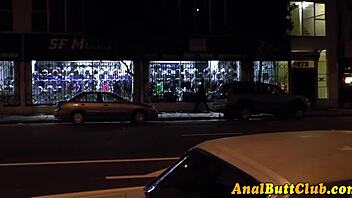 Roundass ho takes monster cock in anal deepthroat jizz in mouth