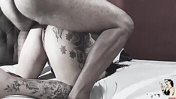 Romeo and Juliet at the motel, taking it deep?