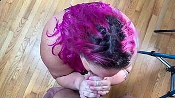 Leo passionately facefucks the BBC model with deepthroat