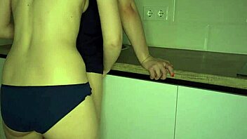 i'm having homemade lesbian sex in the kitchen