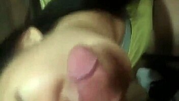 Homemade video of college girl giving a blowjob to a stranger