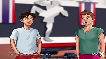 feel the excitement in summertime saga finding young cum in episode 89