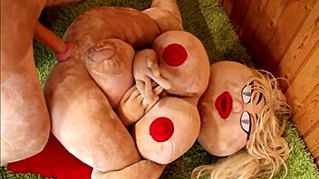 Sex robot fucks terminator doll in anal ass