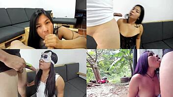 Sexy Amateur Blowjobs in Public.