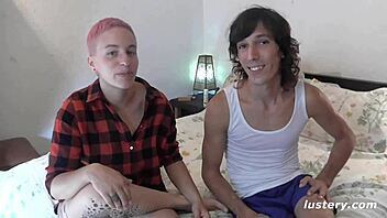 Eze and Jowy submit in a fantasy world. Close up of cowgirl riding and blowjob.