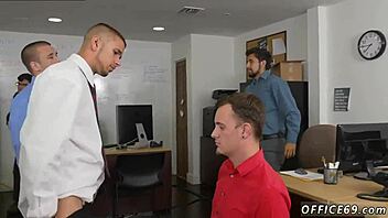 out in public, gay guy cums bare with straight guys for first time fuck!