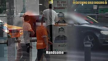 meeting two hot babes at bus stop leads to fun gathering back home