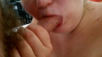 watch this fat girl suck my dick in a homemade deepthroat session