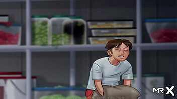 feel the excitement in summertime saga finding young cum in episode 89