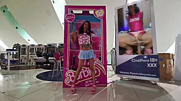 pretty trans perfect ass in miniskirt