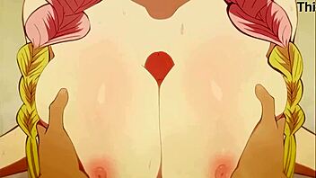 Mitsuri Kanroji Shows Off Her Curves