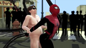 spider-man battles dr octopus in epic villain showdown