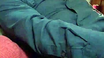 Stroking my hard cock for Bianca in slow motion