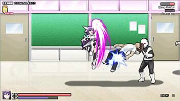 Blazing Angel Mistletear Pornplay Hentai Game Ep 7 Super Hero Girl Orgasms While Filmed