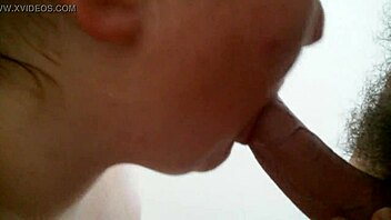 watch this fat girl suck my dick in a homemade deepthroat session